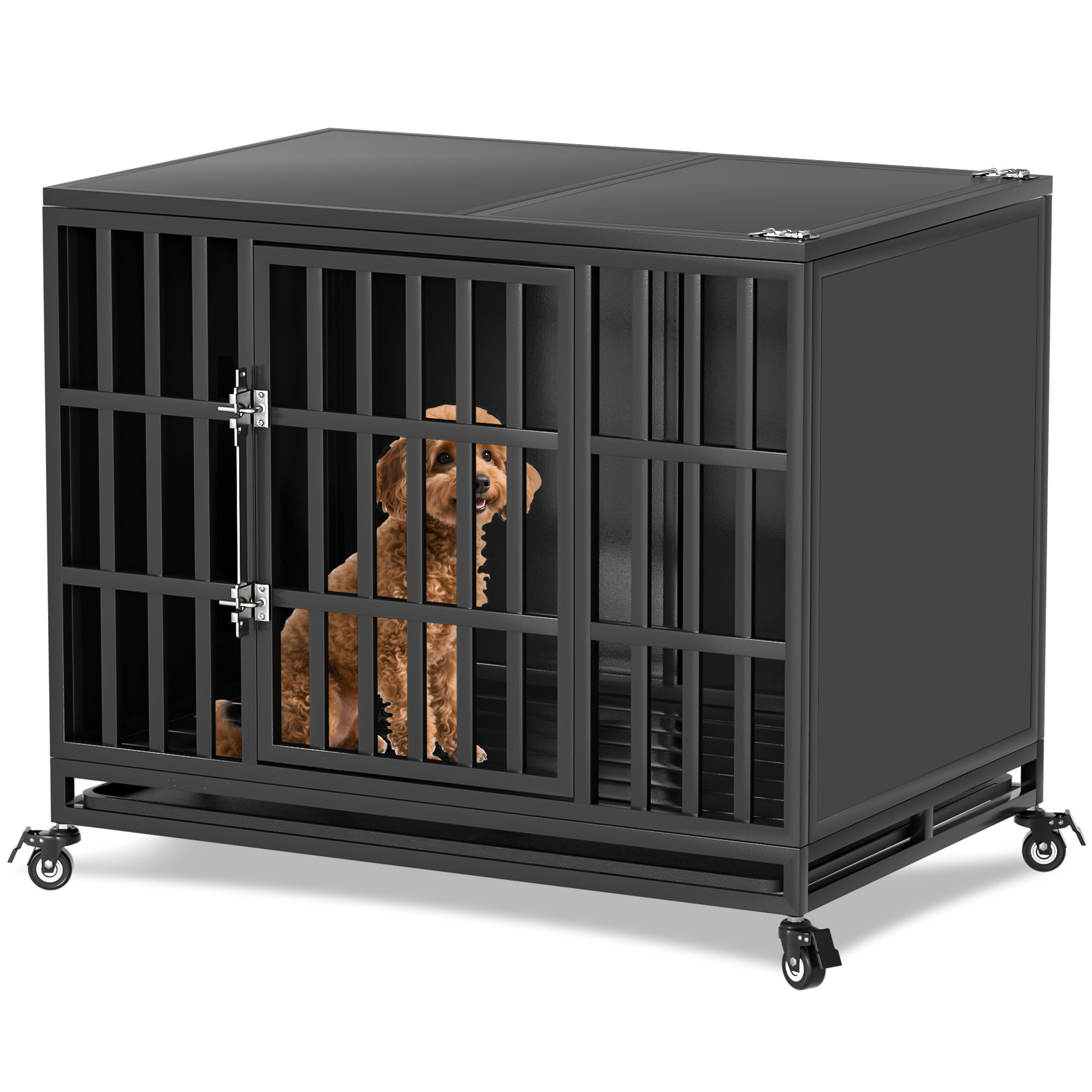 Tucker Murphy Pet™ Dornisha Heavy Duty Dog Crate with Self-Locking